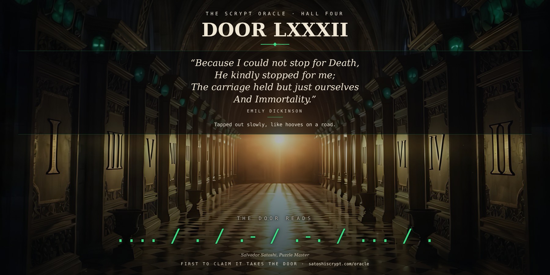 The Scrypt Oracle — Door LXXXII